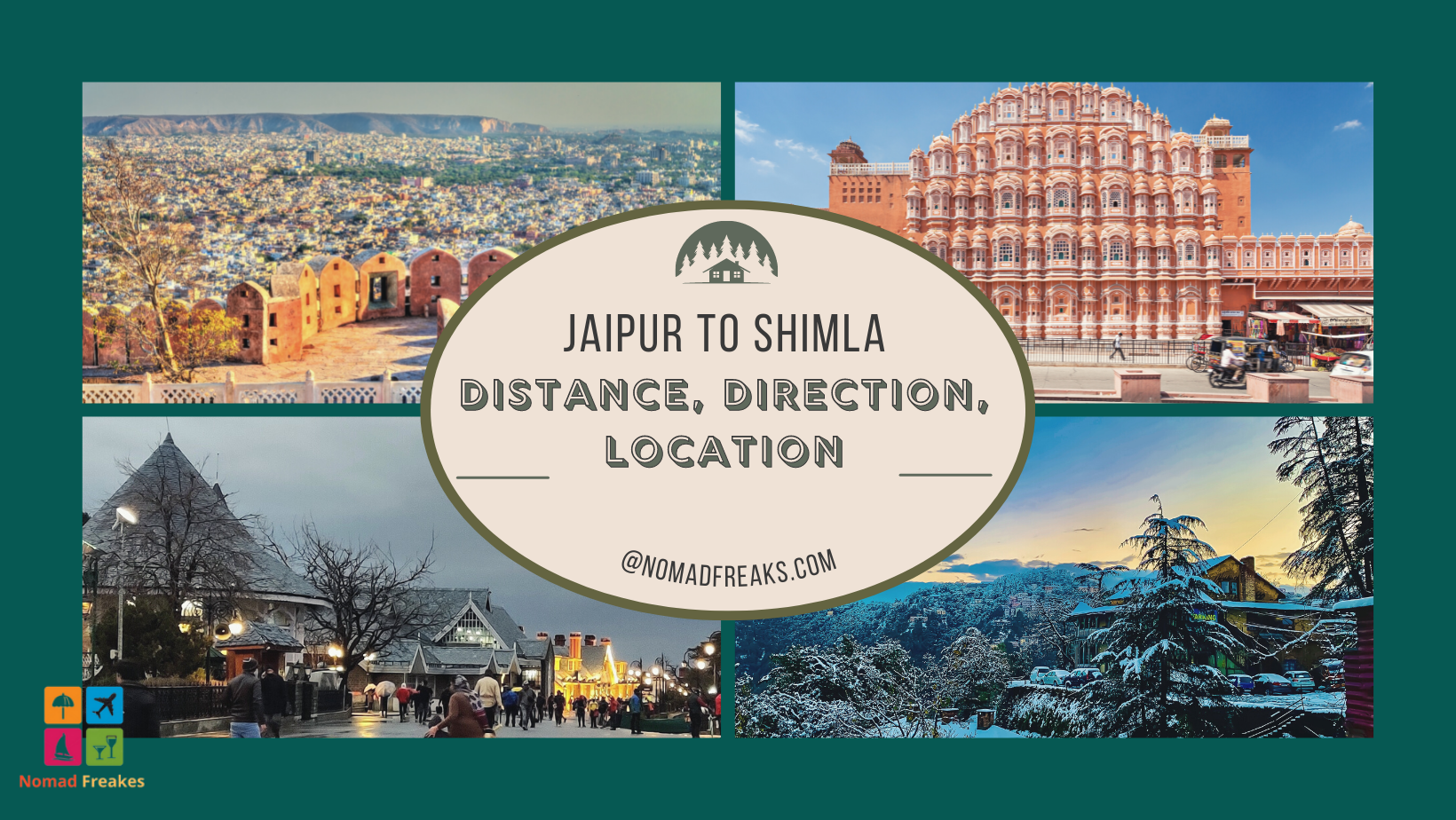 Jaipur to Shimla distance